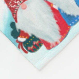 KERSTKABOUTERS FLEECE DEKEN