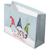 Kerstkabouters Gnoel Groot Cadeauzakje (Voorkant Gekanteld)