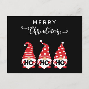 Kerstkabouters Ho Ho Ho Ho Feestdagenkaart