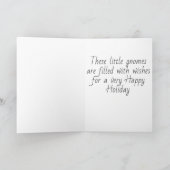 KERSTKABOUTERS KENNEN KERSTWENSEN FEESTDAGEN KAART (Binnen)