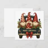Kerstkabouters Kerstkaart (Voorkant / Achterkant)