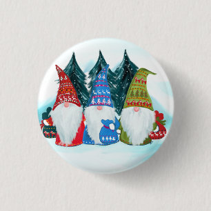 KERSTKABOUTERS RONDE BUTTON 3,2 CM