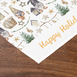 Kerstkabouters Scandinavische boerderijstijl Korte Tafelloper