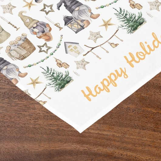 Kerstkabouters Scandinavische boerderijstijl Korte Tafelloper