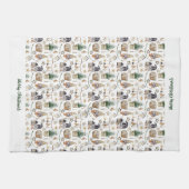 Kerstkabouters Scandinavische boerderijstijl Theedoek