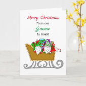 Kerstkabouters | Van onze kabouter naar de jouwe k Kaart (Gele Bloem)