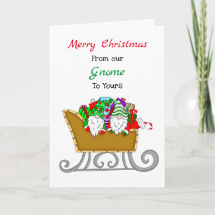 Kerstkabouters Van onze kabouter naar de jouwe k Kaart