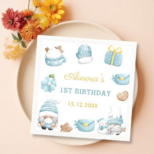 Kerstkabouters Verjaardagsfeestje Servetten