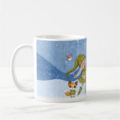 Kerstkabouters Vos Vogel Cadeaus Mok (Links)