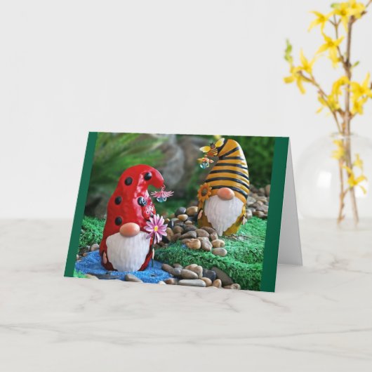 "KERSTKADEN MET KERSTWENSEN" KAART (Gele Bloem)