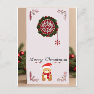 Kerstkader Briefkaart