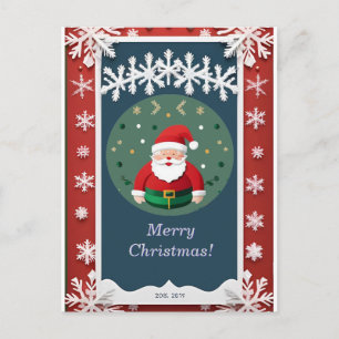 Kerstkader Briefkaart