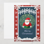 Kerstkader Kaart (Voorkant / Achterkant)