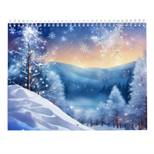 Kerstkalender | Feestelijke vakantiejaarplanner Kalender (Achterkant)