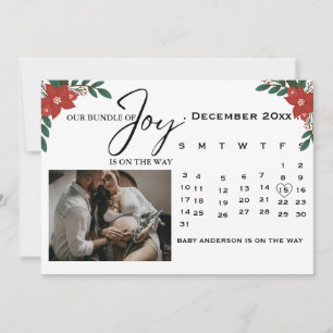 Kerstkalender Zwangerschap Aankondiging