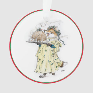Kerstkalfsfoxornament Ornament
