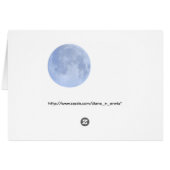 kerstkalk solstice Birches Blank Kaart (Achterkant Horizontaal)