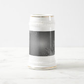 Kerstkalk zwart-wit en grijs IV Bierpul (Center)