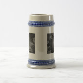 Kerstkalk zwart-wit en grijs IV Bierpul (Center)