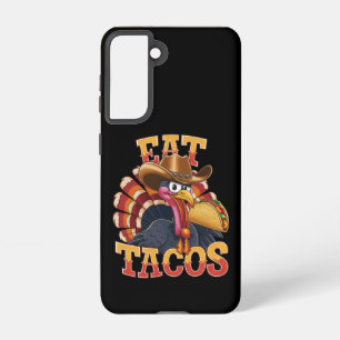 Kerstkalkoen Eet Tacos Grappige Mexicaan Samsung Galaxy Hoesje