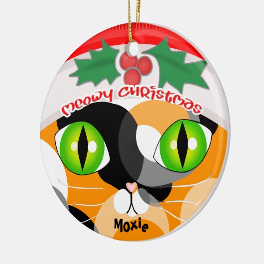 Kerstkalkskat Lover's Ornament (Links)