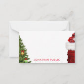 Kerstkalligrafen Sjabloon van het Manuscript Monog (Achterkant)