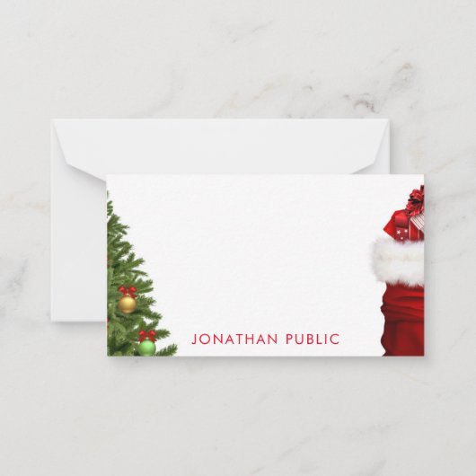 Kerstkalligrafen Sjabloon van het Manuscript Monog (Achterkant)