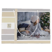 Kerstkalligrafie Winterkleurenpalet Foto Groot Cadeauzakje (Achterkant)