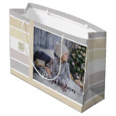 Kerstkalligrafie Winterkleurenpalet Foto Groot Cadeauzakje (Achterkant Gekanteld)