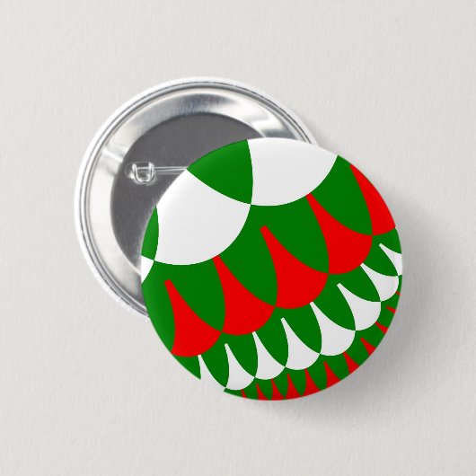 kerstkalveren ronde button 5,7 cm (Voorkant /achterkant)