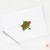 kerstkalveren ster sticker (Envelop)