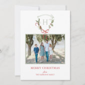 kerstkam feestdagenkaart (Voorkant)