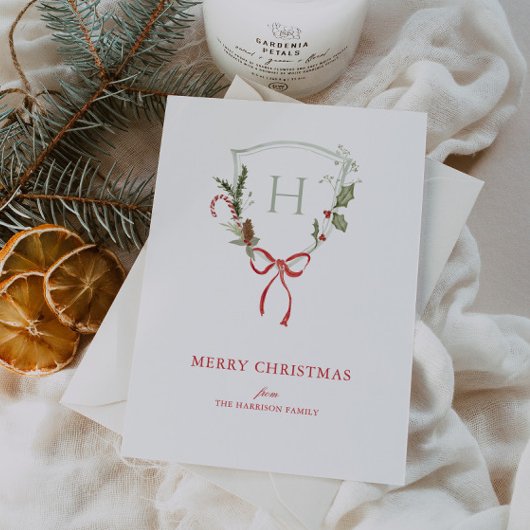 kerstkam feestdagenkaart