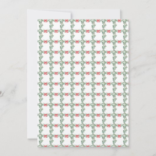 kerstkam | Whimsical en kleurrijke bruiloft Kaart (Achterkant)