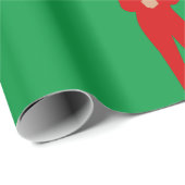 kerstkamala harris santa claus cadeaupapier (Rol Hoek)