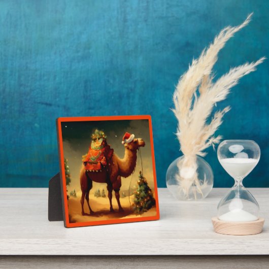 Kerstkameel 1 fotoplaat (Insitu)