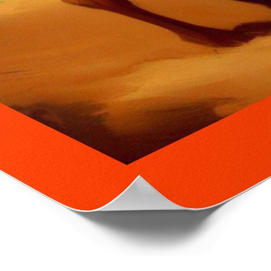 Kerstkameel 1 poster (Hoek)