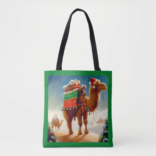 Kerstkameel 2 tote bag (Voorkant)