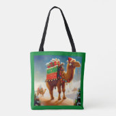 Kerstkameel 2 tote bag (Achterkant)