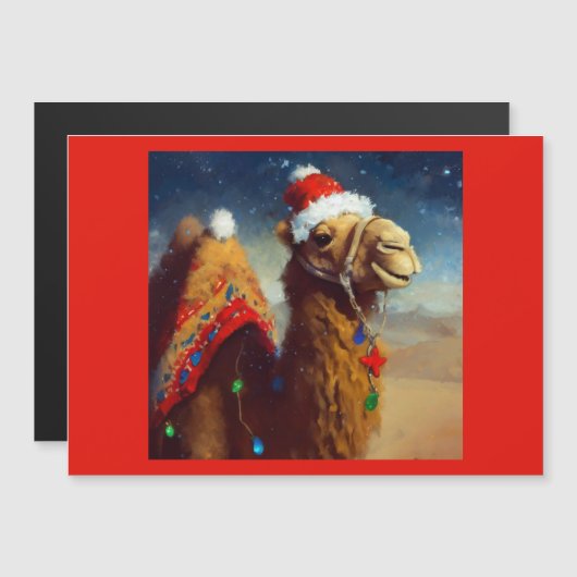 Kerstkameel 3 (Voorkant / Achterkant)