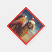 Kerstkameel 3 servet (Hoek)