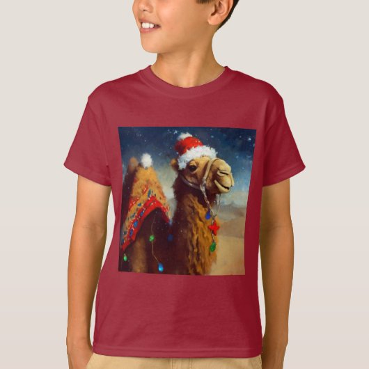 Kerstkameel 3 t-shirt (Voorkant)