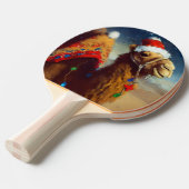 Kerstkameel (3) tafeltennisbatje (Voorkant Gekanteld)