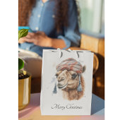 Kerstkameel, aanpasbaar medium cadeauzakje