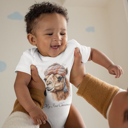 Kerstkameel, aanpasbaar romper