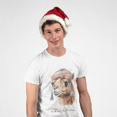 Kerstkameel, aanpasbaar t-shirt