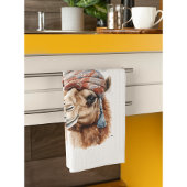 Kerstkameel, aanpasbaar theedoek