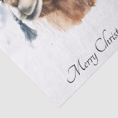 Kerstkameel, aanpasbaar tissuepapier (Detail)