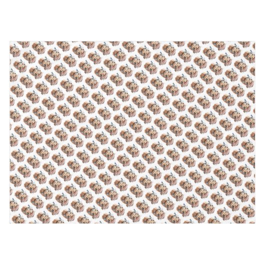 Kerstkameel Tafelkleed (Voorkant (Horizontaal))