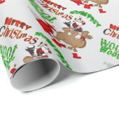 Kerstkamelenpakpapier voor Hump Day Kerstmis Cadeaupapier (Rol Hoek)